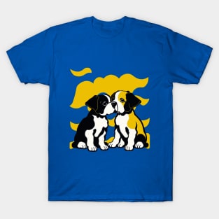 Retro Puppy Kiss T-Shirt